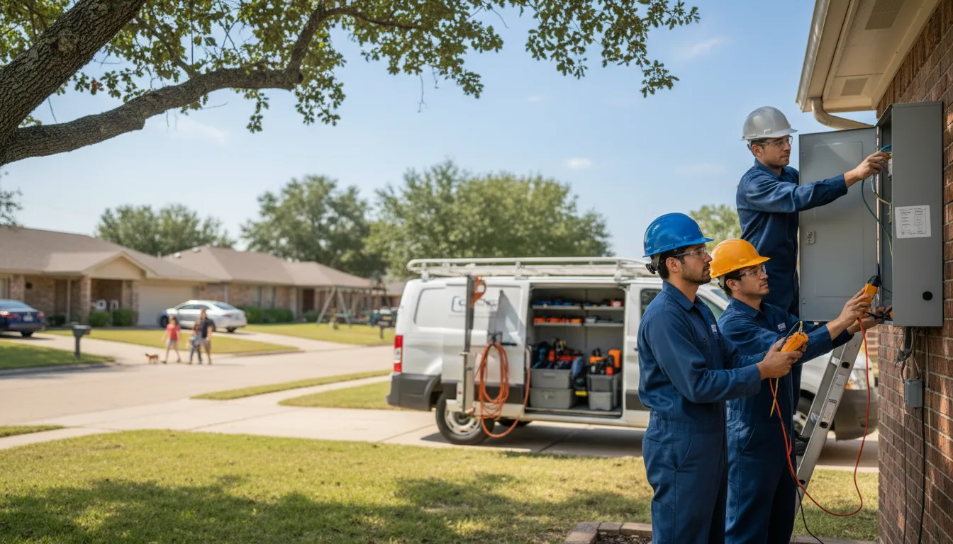 Certified electrician providing emergency electrical services in Hurley, WI